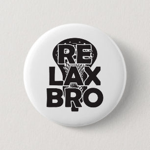 Bóton Redondo 5.08cm Legal Re Lax Bro Funny Lacrosse Player Equipe Funn