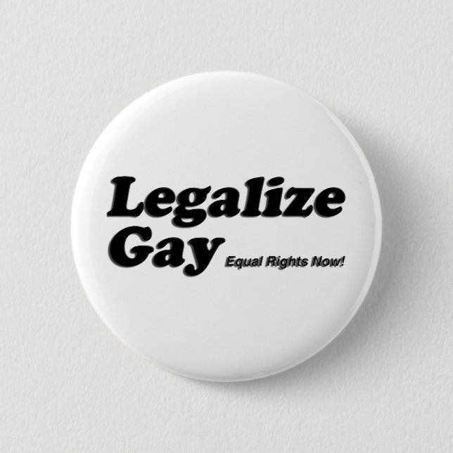 Bóton Redondo 5.08cm Legalize o gay (Frente)