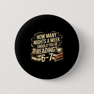 Bóton Redondo 5.08cm Leitura 67 Meme Englieacher Engraçado 67 Bibliotec