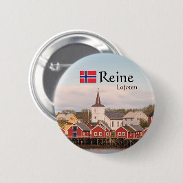 Bóton Redondo 5.08cm Lembrança de Reine Lofoten
