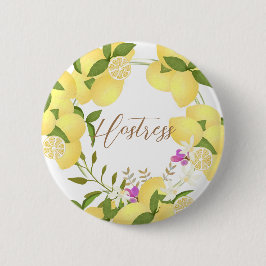 Bóton Redondo 5.08cm Lêmon branco