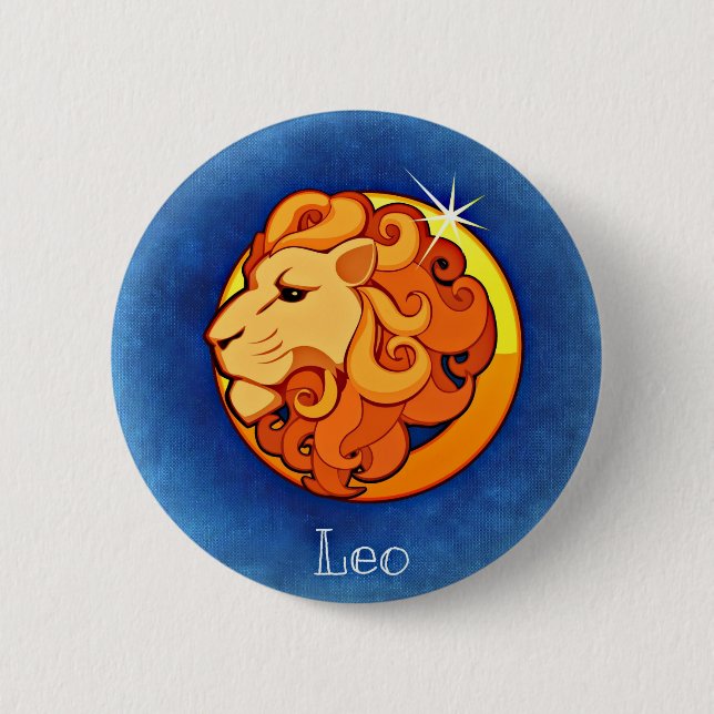 Bóton Redondo 5.08cm Leo, Leone (Frente)