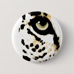 Bóton Redondo 5.08cm Leopardo Eye