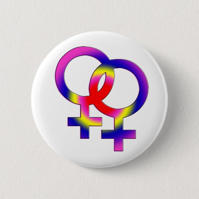 Bóton Redondo 5.08cm lesbian (Frente)