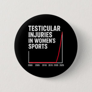 Bóton Redondo 5.08cm Lesões Testiculares Engraçadas em Esportes Feminin