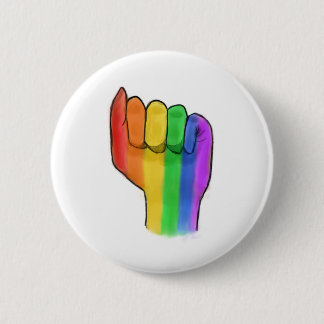 Bóton Redondo 5.08cm LGBTQ+ Pin do botão do orgulho