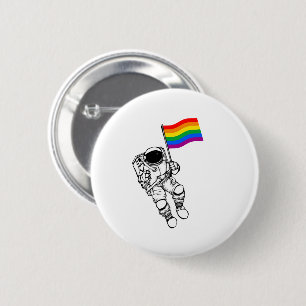 Bóton Redondo 5.08cm LGBTQ Pride Moonman