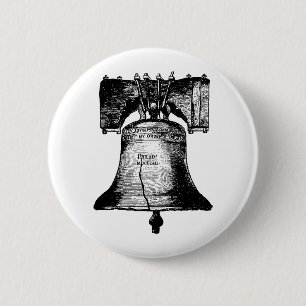 Bóton Redondo 5.08cm Liberty Bell