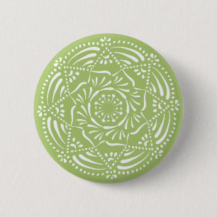 Bóton Redondo 5.08cm Lichen Mandala