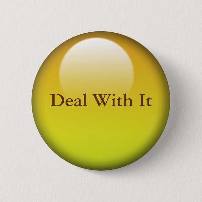Bóton Redondo 5.08cm Lida com isso, Jelly Buttons (Frente)