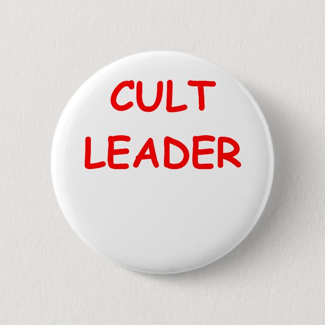 Bóton Redondo 5.08cm líder do culto (Frente)