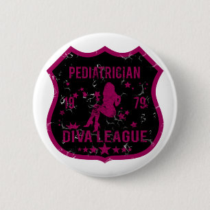 Bóton Redondo 5.08cm Liga da diva do pediatra