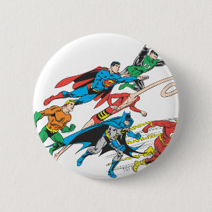 Bóton Redondo 5.08cm Liga da Justiça da América, Grupo 5