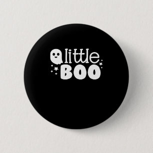 Bóton Redondo 5.08cm Lil Boo Halloween Estilo Vintage