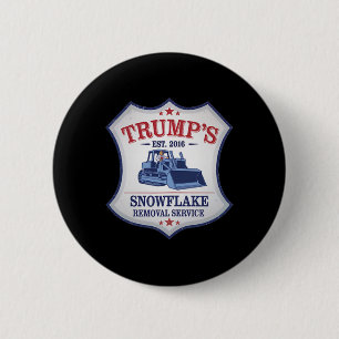 Bóton Redondo 5.08cm Limpa Neve Trump Remoção de Floco de Neve Trump