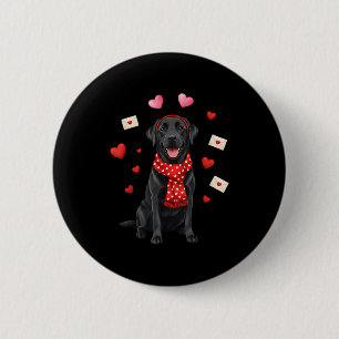 Bóton Redondo 5.08cm Lindíssimo Labrador Dia dos Namorados Mãe de Cacho