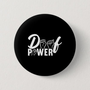 Bóton Redondo 5.08cm linguagem de sinais de consciência Linguagem de si