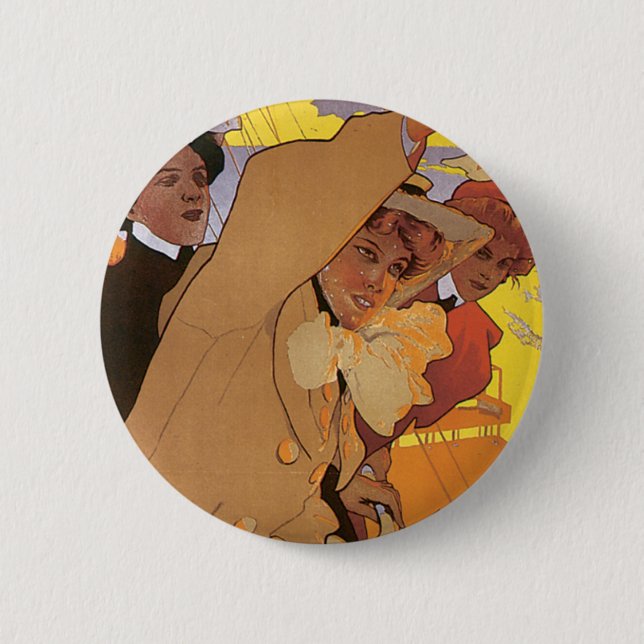 Bóton Redondo 5.08cm Linha de Dôvar-Ostende (Frente)