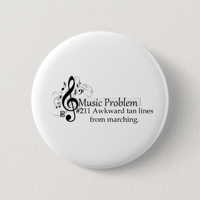 Bóton Redondo 5.08cm Linhas tan inábeis (Frente)