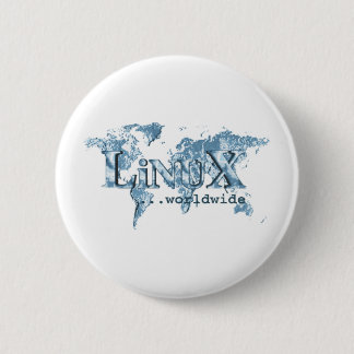 Bóton Redondo 5.08cm Linux no mundo inteiro