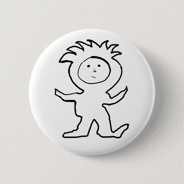 Bóton Redondo 5.08cm Lion Jammies Kid (Frente)