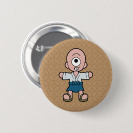 Bóton Redondo 5.08cm Little Hitotsume-kozo Yokai