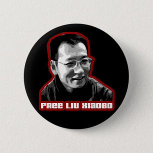 Bóton Redondo 5.08cm Liu livre Xiaobo