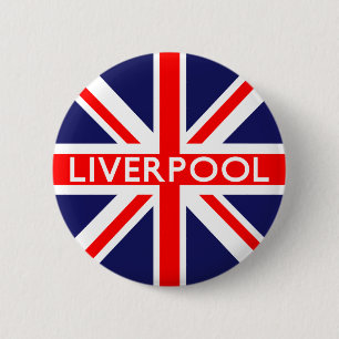 Bóton Redondo 5.08cm Liverpool: Bandeira Britânica