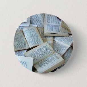 Bóton Redondo 5.08cm Livros