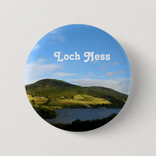 Bóton Redondo 5.08cm Loch Ness em Scotland