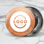 Bóton Redondo 5.08cm Logotipo da empresa personalizado Distribuição cor<br><div class="desc">Crie seu próprio pino personalizado do botão de reversão com o logotipo da sua empresa e a mensagem de marca personalizada ou informações de contato. Este é um botão de distribuição de promocionais para marketing de seus negócios em shows de comércio, conferências e outros eventos da empresa. Você pode mudar...</div>