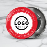 Bóton Redondo 5.08cm Logotipo da empresa personalizado Marca corporativ<br><div class="desc">Crie seu próprio pino personalizado do botão de reversão com o logotipo da sua empresa e a mensagem de marca personalizada ou informações de contato. Este é um botão de distribuição de promocionais para marketing de seus negócios em shows de comércio, conferências e outros eventos da empresa. Você pode mudar...</div>