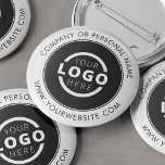 Bóton Redondo 5.08cm Logotipo da empresa personalizado Marca corporativ<br><div class="desc">Crie seu próprio pino personalizado do botão de reversão com o logotipo da sua empresa e a mensagem de marca personalizada ou informações de contato. Este é um botão de distribuição de promocionais para marketing de seus negócios em shows de comércio, conferências e outros eventos da empresa. Você pode mudar...</div>