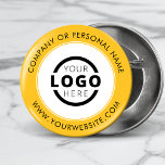 Bóton Redondo 5.08cm Logotipo da empresa personalizado Marca corporativ<br><div class="desc">Crie seu próprio pino personalizado do botão de reversão com o logotipo da sua empresa e a mensagem de marca personalizada ou informações de contato. Este é um botão de distribuição de promocionais para marketing de seus negócios em shows de comércio, conferências e outros eventos da empresa. Você pode mudar...</div>