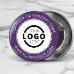Bóton Redondo 5.08cm Logotipo da empresa personalizado Marca corporativ<br><div class="desc">Crie seu próprio pino personalizado do botão de reversão com o logotipo da sua empresa e a mensagem de marca personalizada ou informações de contato. Este é um botão de distribuição de promocionais para marketing de seus negócios em shows de comércio, conferências e outros eventos da empresa. Você pode mudar...</div>