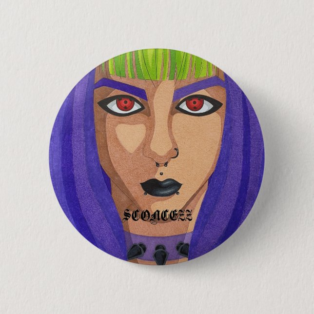 Bóton Redondo 5.08cm logotipo da socultzz (Frente)