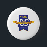 Bóton Redondo 5.08cm logotipo de 100_aniversário_aniversário<br><div class="desc">design de aniversário de 100 anos por Edrward Eksi</div>