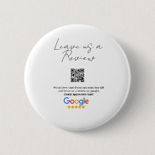Bóton Redondo 5.08cm logotipo de avaliação de negócios do Google Scan Q