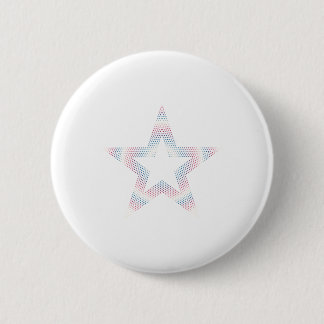 Bóton Redondo 5.08cm logotipo de estrela no botão