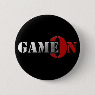 Bóton Redondo 5.08cm Logotipo de GameOn Netowrk