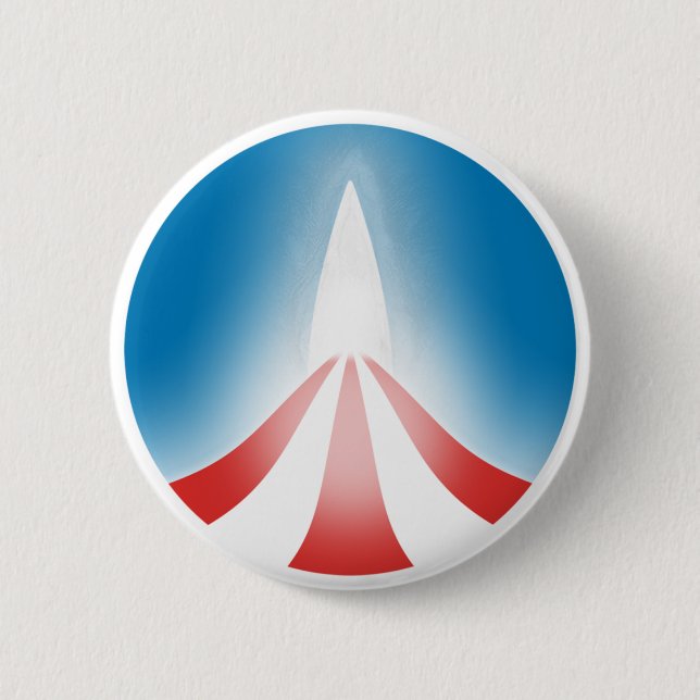 Bóton Redondo 5.08cm Logotipo de Obama (Frente)