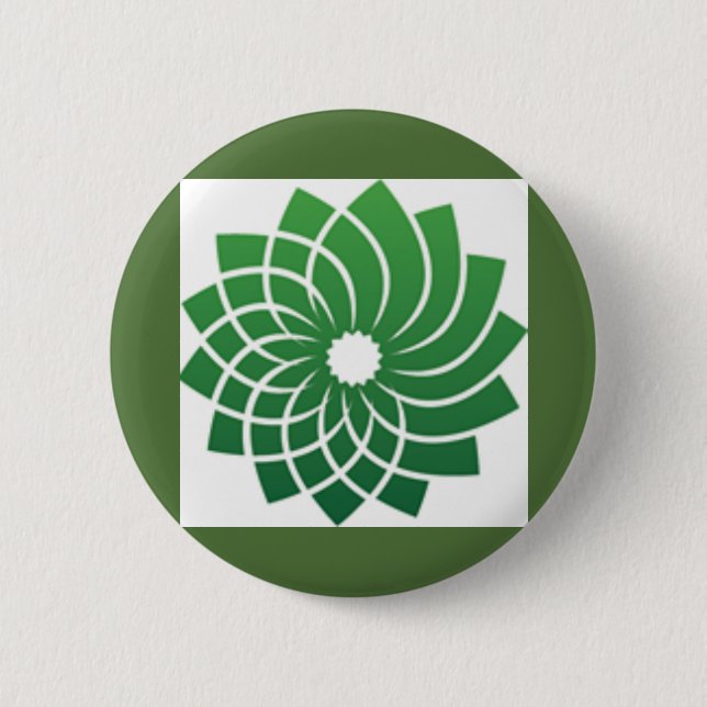 Bóton Redondo 5.08cm Logotipo de Partido Verde (Frente)