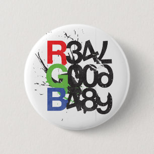 Bóton Redondo 5.08cm Logotipo de RGBaby