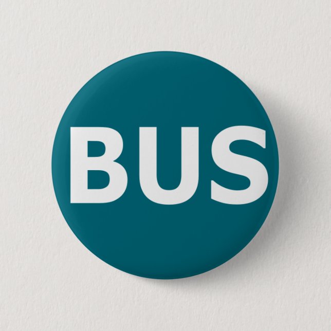 Bóton Redondo 5.08cm Logotipo do ÔNIBUS - Blau (Frente)