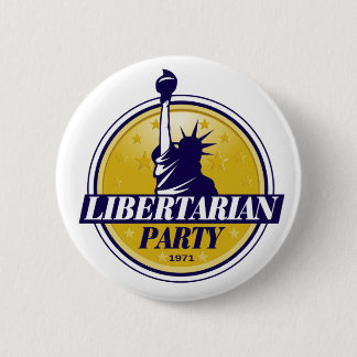 Bóton Redondo 5.08cm Logotipo do partido do libertário