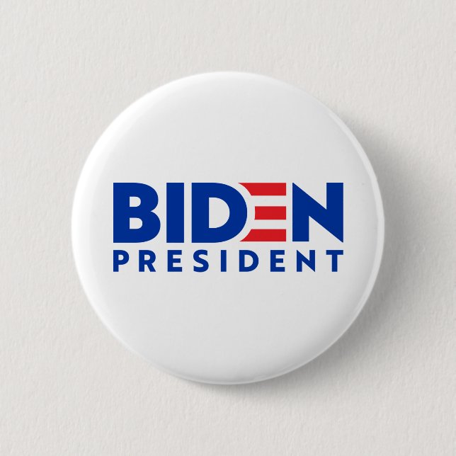Bóton Redondo 5.08cm Logotipo do Presidente da Biden (Frente)
