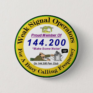 Bóton Redondo 5.08cm Logotipo fraco do botão do sinal