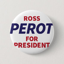Logotipo Ross Perot da campanha do vintage