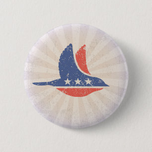 Bóton Redondo 5.08cm Logotipo social de Democrata