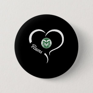 Bóton Redondo 5.08cm Logotipo Tinora Rams Half Heart Slogan Hs